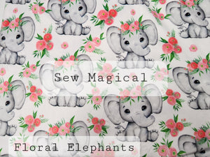 Floral Elephants