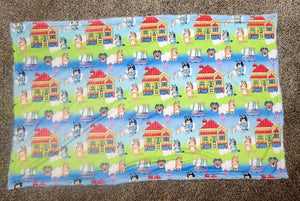 35x58 Child/Lap Size Bluey's House/ Sail Away Sorbet