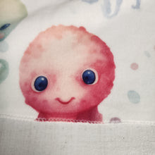 Load image into Gallery viewer, Watercolor Octopus Child / Lap Size DSM Squish Double Sided Minky No Backing Blanket 38x62