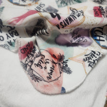 Load image into Gallery viewer, Swear Quotes Print Adult Size DSM Squish Double Sided Minky No Backing Blanket Approximately 60x72