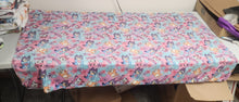 Load image into Gallery viewer, Bluey Flowers Child / Lap Size DSM Squish Double Sided Minky No Backing Blanket 36x59