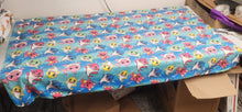 Load image into Gallery viewer, Baby Shark Fam Child / Lap Size DSM Squish Double Sided Minky No Backing Blanket 36x59