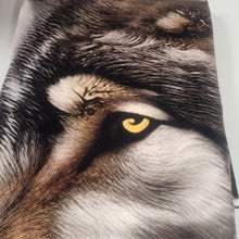 Load image into Gallery viewer, Wolf Yellow Roses Adult Size DSM Squish Double Sided Minky No Backing Blanket Approximately 60x72