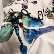 Load image into Gallery viewer, Dragonflies Child / Lap Size DSM Squish Double Sided Minky No Backing Blanket 36x59
