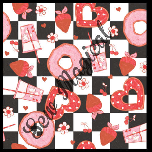 Vday Checkered
