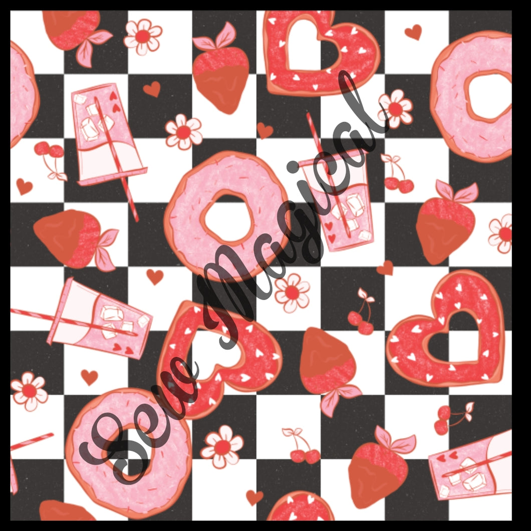 Vday Checkered