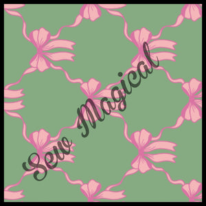 Bows Pink Green Rotate