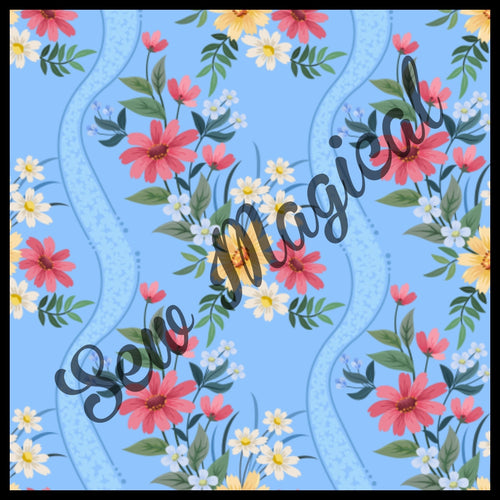 Blue Floral