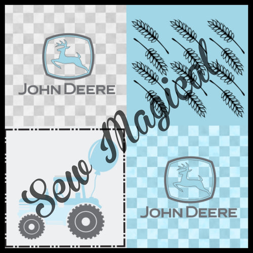 Deere Quilt Blue
