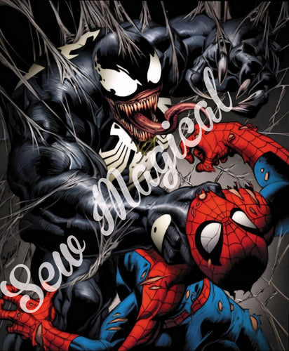 Spiderman & Venom2 2 Yard Panel