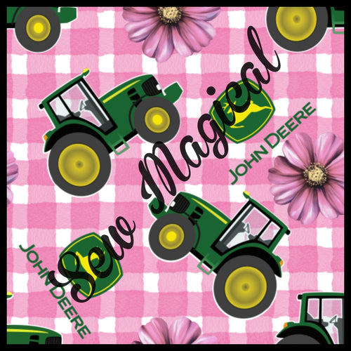 Deere Pink Flowers