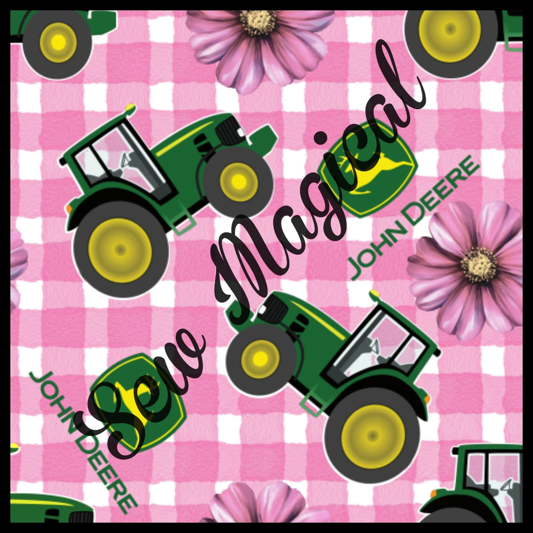 Deere Pink Flowers