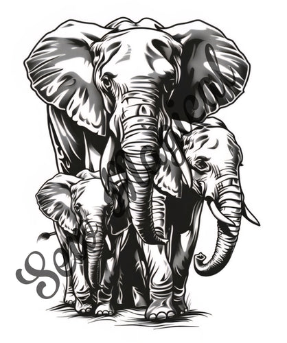 Elephant3 2 Yard Panel