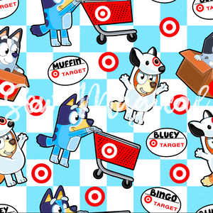 Bluey Target Blue