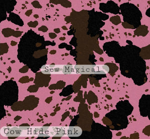 Cow Hide Pink