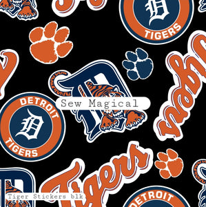 Tiger Stickers blk