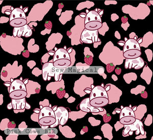 Pink Cows Blk