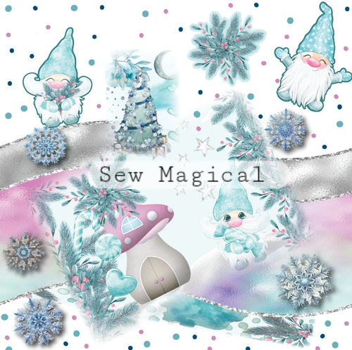 Pastel Winter Gnomes Glam