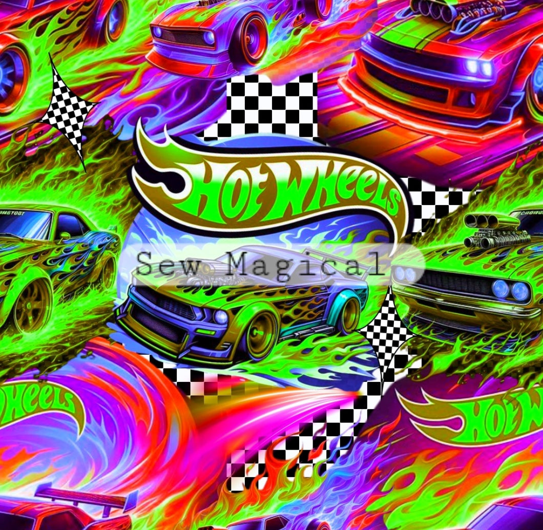 Neon Hotwheels