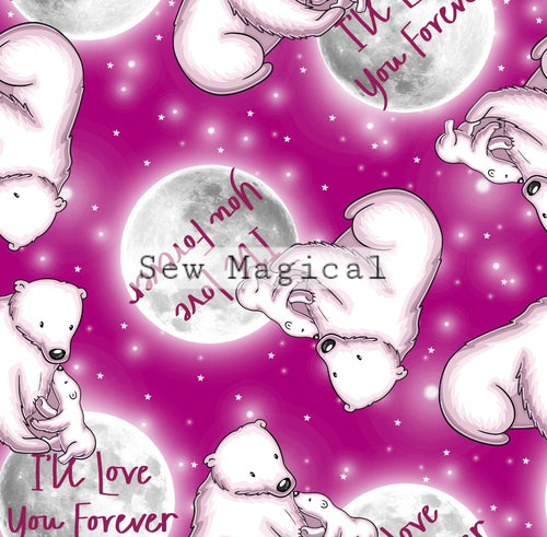 Moon Bears Pink