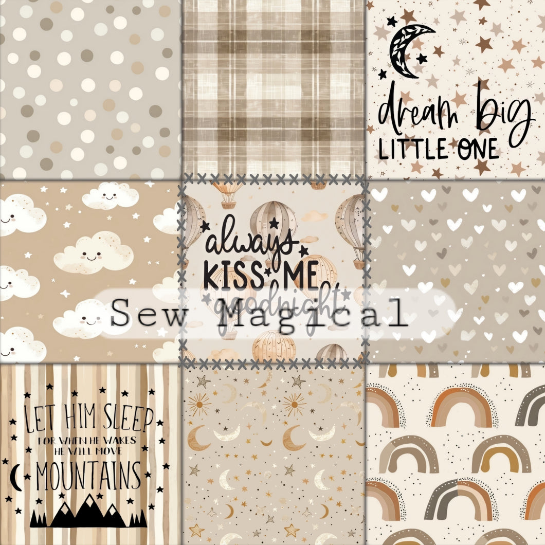 Neutral Patchwork Words