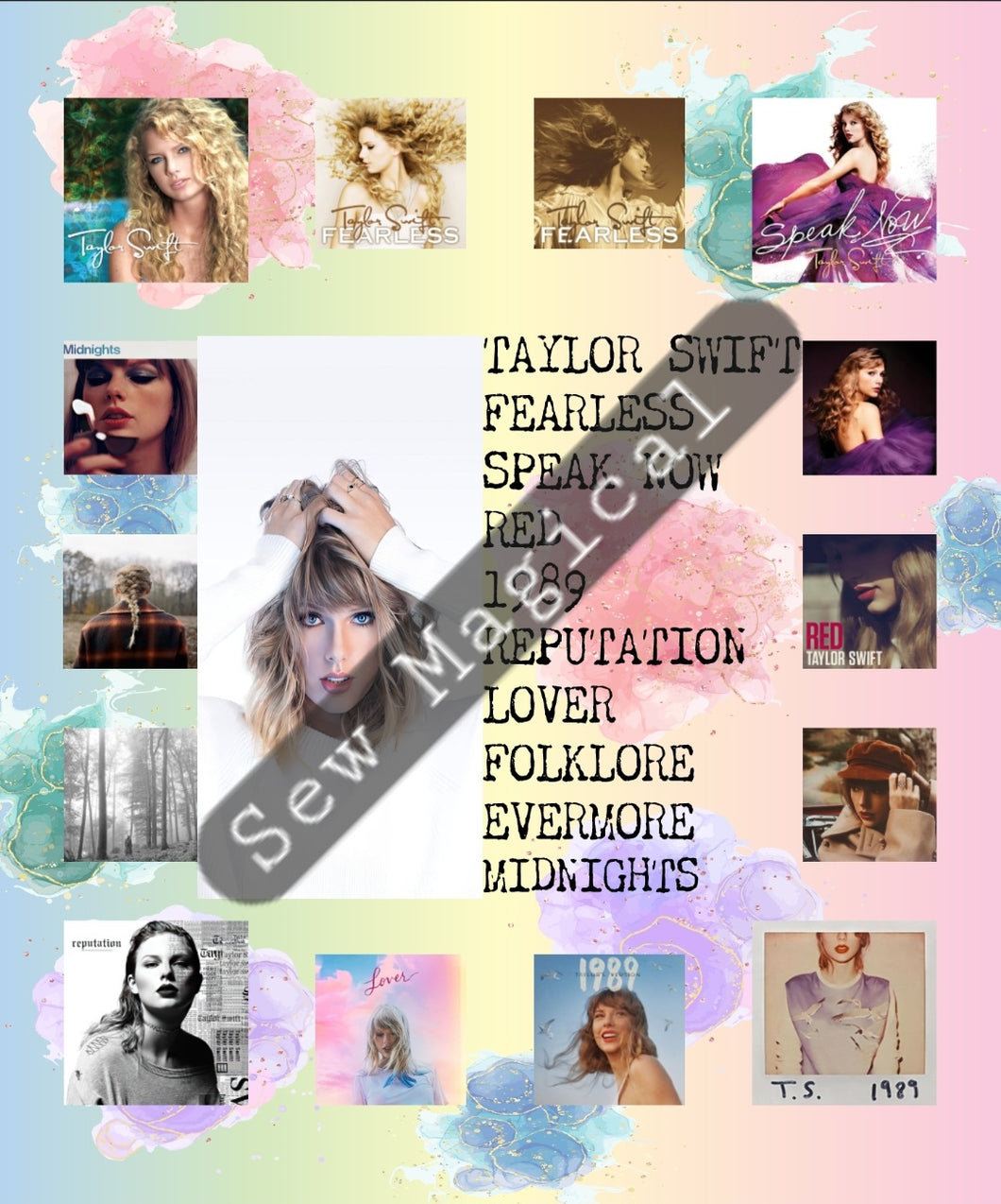 Taylor's Albums Pas 2 Yard Panel