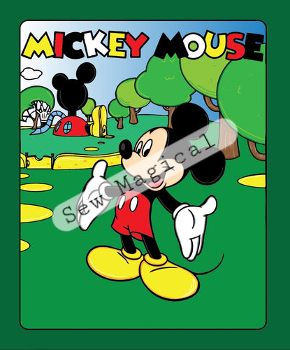 Mickey Club 1 Yard Panel
