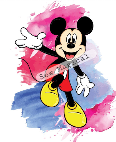 Mickey Splash 2 Yard Panel