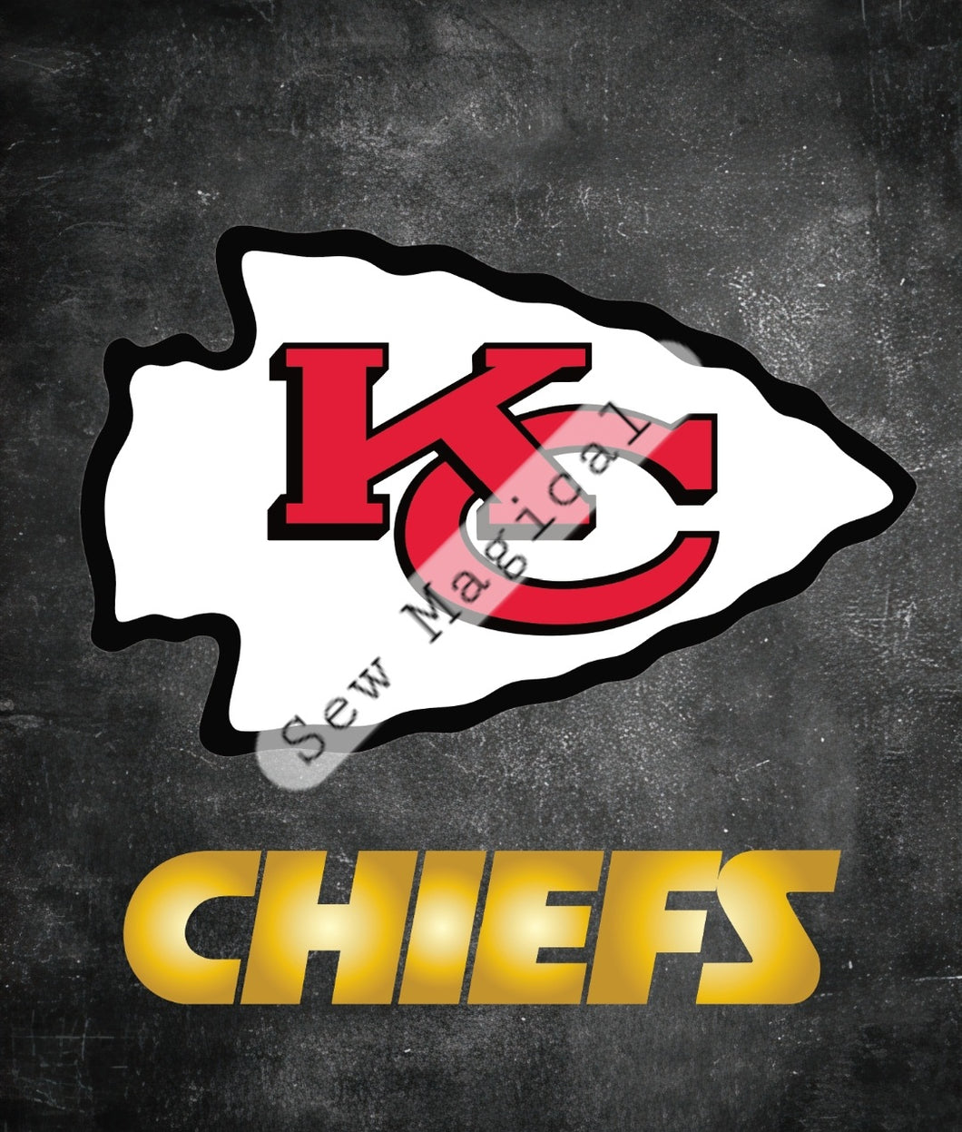 Chiefs Metal 2 Yard Panel