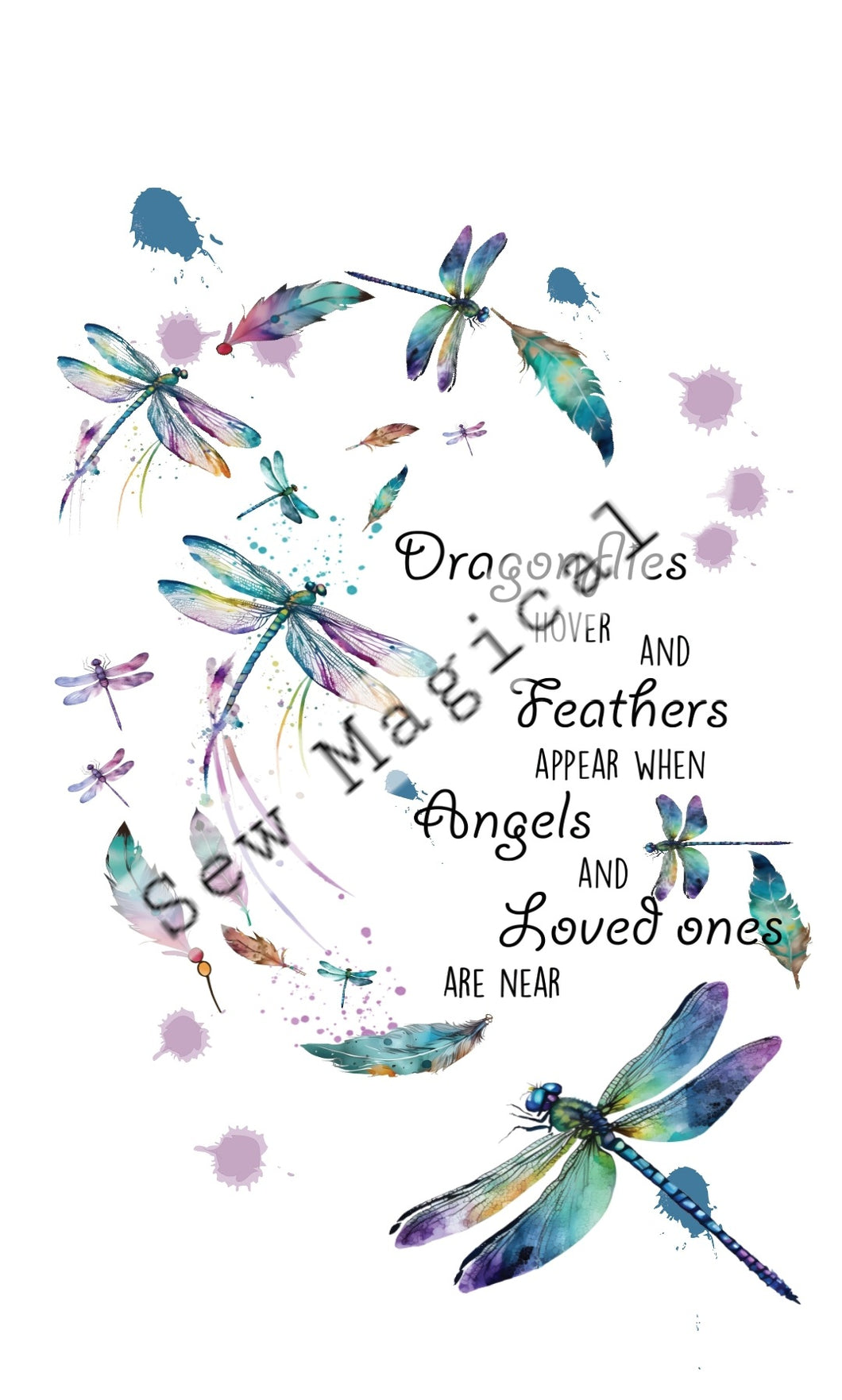 Dragonfly 1 Yard Panel