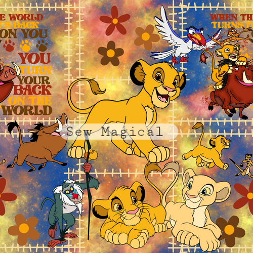 Lion King Stitched