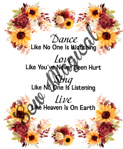 Dance Fall 2 Yard Panel