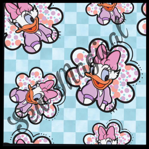 Daisy Blue Checks