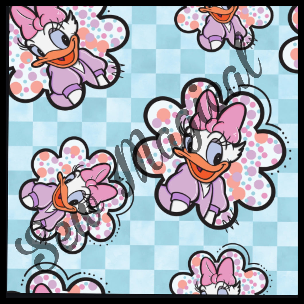 Daisy Blue Checks