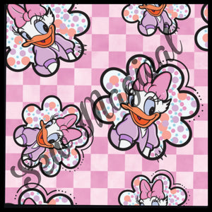 Daisy Pink Checks