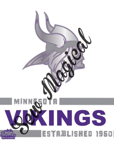 Vikings Whiteout 2 Yard Panel