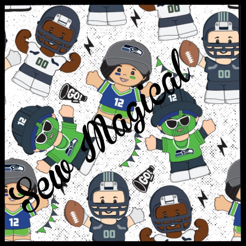 LP FB Seahawks Dots
