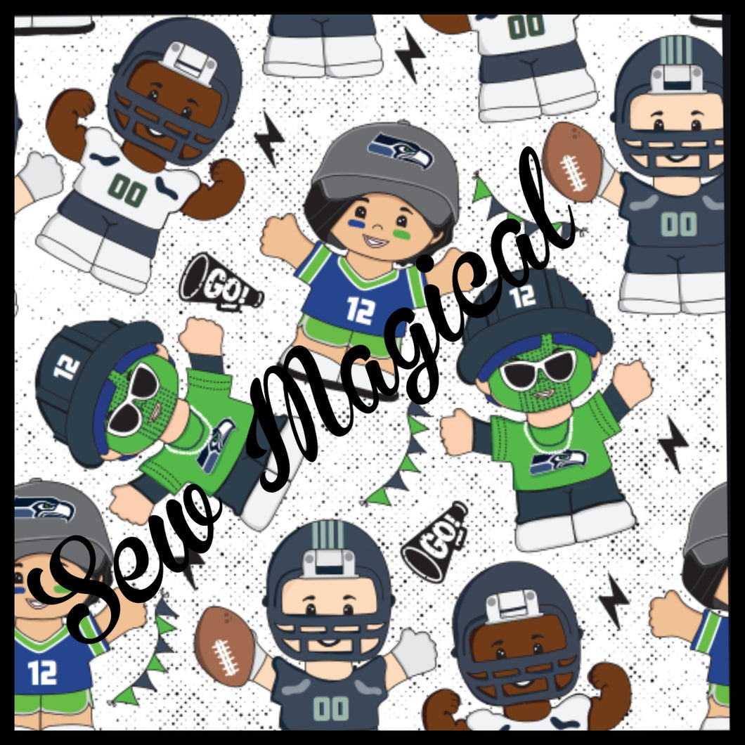 LP FB Seahawks Dots