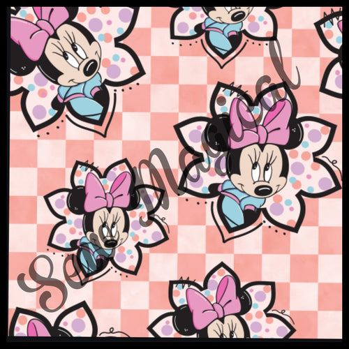 Minnie Orange Checks