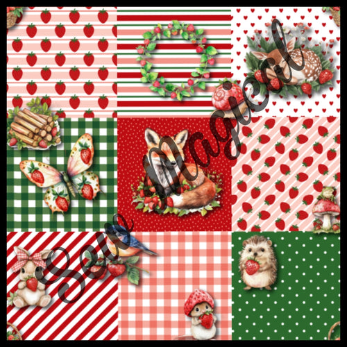 Strawberry Patch Animals