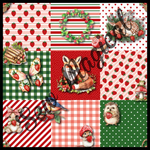 Strawberry Patch Animals