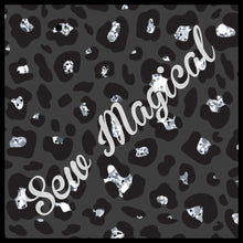 Load image into Gallery viewer, Black Leopard Glitter Seamless 4 File Bundle Digital File