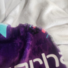 Load image into Gallery viewer, Carhartt Aztec Purple Adult XL Size DSM Squish Double Sided Minky No Backing Blanket Approximately 60x90
