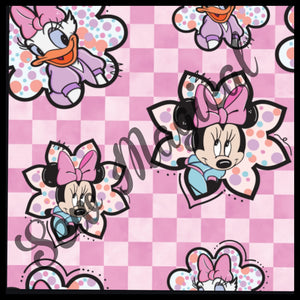 Minnie Daisy Pink Checks
