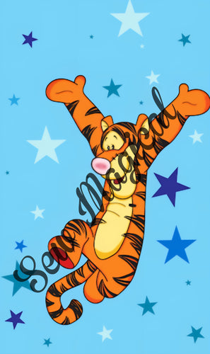 Tigger Stars 1 Yard Panel
