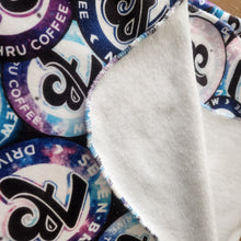 Load image into Gallery viewer, 7Brew Adult Size DSM Squish Double Sided Minky No Backing Blanket Approximately 60x72