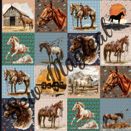 Horse Multi Patchwork