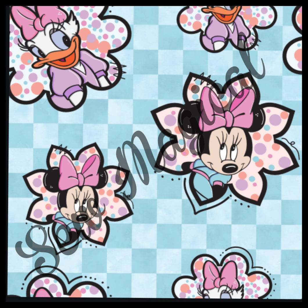 Minnie Daisy Blue Checks