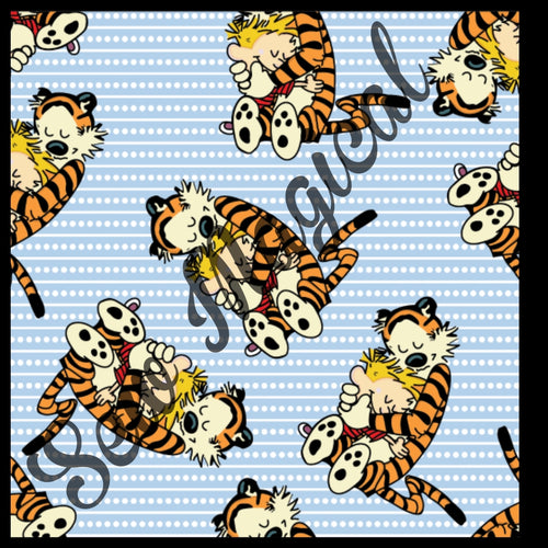 Calvin Hobbes Blue