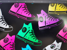Load image into Gallery viewer, Neon Shoes Black Seamless Digital File